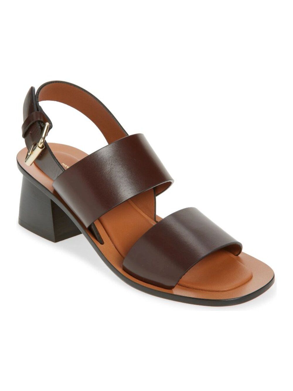 🆕MANSUR GAVRIEL Double Strap Slingback Sandal Shoes Brown 8